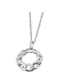 Kette mit Anh&auml;nger Firetti "Schmuck Geschenk Silber 925 Halsschmuck Halskette Kreis Kettenglieder", silber (silberfarben), Halsketten, Damen, Silber 925 (Sterlingsilber), L: 45 B: 1,2mm, B:1,2mm