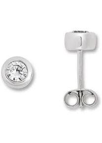 Paar Ohrh&auml;nger ONE ELEMENT "Zirkonia Zarge Ohrringe Ohrstecker aus 925 Silber", silber, Ohrringe, Damen, Damen, Silber 925 (Sterlingsilber), Sorgf&auml;ltig verarbeitet &ndash; langlebig & angenehm im Alltag