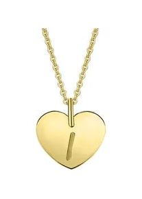 Kettenanh&auml;nger ONE ELEMENT "Herz Herz", gold, Schmuckanh&auml;nger, Damen, I, Gelbgold 333 Gold, Gelbgold 333, Gold, Kettenanh&auml;nger, Zart & emotional &ndash; ein Geschenk, das von Herzen kommt