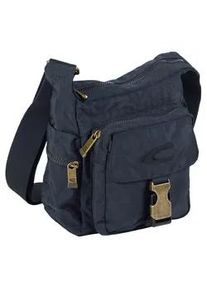 Umh&auml;ngetasche Camel Active "Journey", Damen, Gr. B/H/T: 24,5cm x 24cm x 13cm, blau, Nylon, aufgeraut, bestickt, clean, unifarben, Taschen Umh&auml;ngetasche, aus leichtem robusten Nylon, funktional perfekt f&uuml;r alle Lebenslagen
