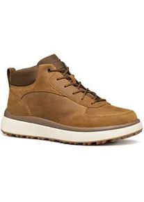 Winterboots Geox "U GRANITO + GRIP", Herren, Gr. 46, ockerfarben, Leder, Textil, Schuhe Winterboots, Schn&uuml;rboots mit Warmfutter, Gr&ouml;&szlig;enschablone zum Download