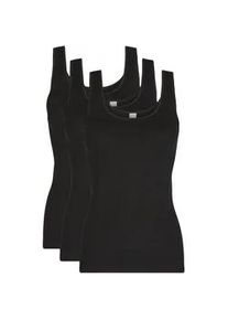 Achselhemd Nina von C. "Daily", Damen, Gr. 44, N-Gr, schwarz, Obermaterial: 100% Baumwolle, k&ouml;rpernah, Rundhals, Unterhemden, basic, weich, bequem, eng, Rundhalsausschnitt, breite Tr&auml;ger, Topseller