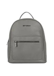 Cityrucksack Betty Barclay, Damen, Gr. B/H/T: 24cm x 28cm x 12cm, onesize, grau, Kunstfaser, Rucks&auml;cke Cityrucksack