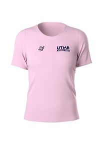 Compressport Training S/S T-Shirt UTMB 2025 Laufshirt Damen (Gr XS |rosa)