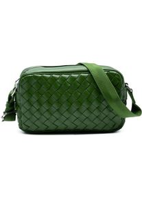 Bottega Veneta Hobo Bags - Nappa Intrecciato Crossbody - Gr. unisize - in Gr&uuml;n - f&uuml;r Damen