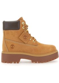 Timberland Stiefel - Brown Leather Timberland Ankle Boots - Gr. 39 (EU) - in Braun - f&uuml;r Damen
