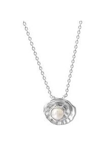 Kette mit Anh&auml;nger Celesta, wei&szlig;, Halsketten, Damen, 42+3cm, Silber 925 (Sterlingsilber), L: 45 B: 15mm, gl&auml;nzend, B:15mm