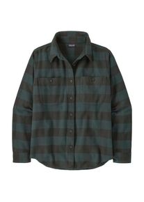 Patagonia Fjord Flannel Shirt Hemd Women (Gr&ouml;&szlig;e L |grau)