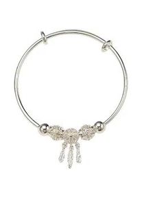 Armreif Firetti "Schmuck Geschenk Edelstahl Armschmuck Armkette", silber (silberfarben), Armb&auml;nder, Damen, Edelstahl, Armreif, Made in Germany