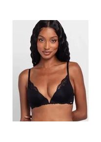 B&uuml;gel-BH Dorina "Anahi", Damen, Gr. 90, Cup D, schwarz, Spitze, Obermaterial: 59% Polyamid, 27% Polyester, 14% Elasthan, unifarben, BHs B&uuml;gel-BH, leicht gepolsterte, geformte K&ouml;rbchen, Push-Up-Effekt