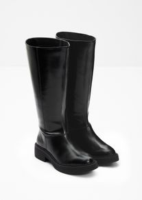 bonprix Weitschaftstiefel, schwarz, Gr.37, Sch&ouml;ner Weitschaftstiefel f&uuml;r moderne Looks