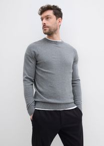 bonprix Feinstrickpullover aus reiner Baumwolle (2er Pack), schwarz, Gr.52/54 (L), Pullover 2er Pack mit Raglan-&Auml;rmeln, aus 100% Baumwolle