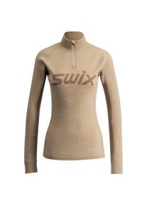 Swix RaceX Merino Half Zip Merinounterwäsche Damen Wandern (Gr XS |beige)