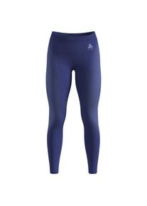 Kunstfaserunterw&auml;sche Odlo BL Bottom Long Performance Warm Eco Damen (Gr XL |blau)