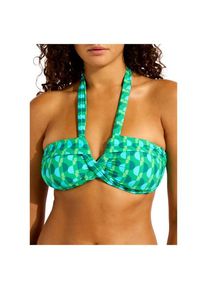 Seafolly Sorrento Halter Bandeau Bikini-Top Damen (Gr 44 |bunt)