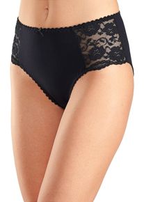 Petite Fleur sheego Gro&szlig;e Gr&ouml;&szlig;en H&uuml;ftslip, schwarz, Gr&ouml;&szlig;e 44/46 - Damen