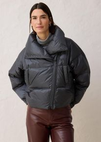 bonprix Daunenjacke mit recycelten Daunen​ wasserabweisend, grau, Gr.50, Ideal f&uuml;r den Winter! Daunenjacke aus recycelten Daunen