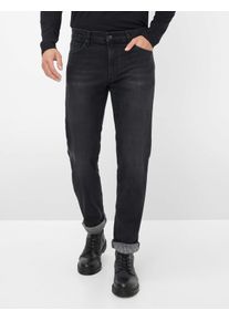 Brax Herren Five-Pocket-Hose Style CADIZ TT BLACK USED, denim dunkelgrau, Gr. 31/30