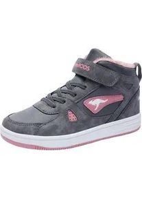 Sneaker Kangaroos "Kalley II EV", M&auml;dchen, Gr. 30, grau (grau, rosa), Synthetik, Schuhe Sneaker, Warmfutter,Winterschuhe, Schn&uuml;rboots, Sneakerboots