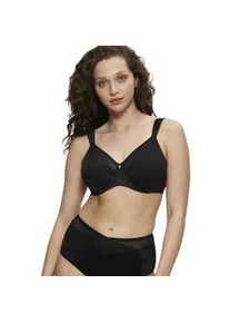 Minimizer-BH Triumph "True Shape Sensation", Damen, Gr. 80, Cup E, schwarz, Jersey, Obermaterial: 65% Polyamid, 26% Elasthan (LYCRA), 9% Polyester, BHs Minimizer-BH, verkleinert die Brust optisch um eine Cup-Gr&ouml;&szlig;e