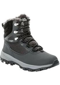 Outdoorwinterstiefel Jack Wolfskin "EVERQUEST TEXAPORE HIGH W", Damen, Gr. 42, grau (anthrazit), Leder, Synthetik, Textil, Schuhe Outdoorwinterstiefel, Winterboots, Winterstiefel, Snowboots, Winterschuhe, gef&uuml;ttert