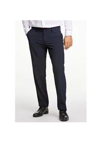 Anzughose LINDBERGH "Anzughose Modern Fit", Herren, Gr. 62, blau (navy), Obermaterial: 67% Polyester, 28% Viskose, 5% Elasthan; Futter: 98% Polyester, 2% Elasthan, unifarben, normal, Hosen Anzughose