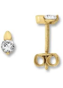 Paar Ohrh&auml;nger ONE ELEMENT "Zirkonia Ohrringe Ohrstecker aus 333 Gelbgold", gold, Ohrringe, Damen, Damen,mit Zirkonia, Gelbgold 333 Gold, Gelbgold 333, Gold, Ihr pers&ouml;nliches Symbol &ndash; liebevoll gearbeitet f&uuml;r jeden Tag
