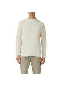 Strickpullover s.Oliver, Herren, Gr. XL, ecru, Strick, Obermaterial: 100% Baumwolle, unifarben, normal h&uuml;ftbedeckend, Rundhals, B&uuml;ndchen, Pullover Strickpullover, langarm, Grob-Strick