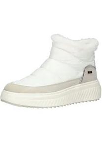 Stiefelette Caprice "Caprice Stiefelette Leder/Textil", Damen, Gr. 39, wei&szlig;, Leder, Textil, Schuhe Stiefelette