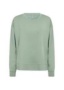 Strickpullover soyaconcept "Soya Concept Sweater SC_BANU", Damen, Gr. S, 7580 mineral gr&uuml;n, Obermaterial: 48% Modal, 48% Polyester, 4% Elasthan, Pullover Strickpullover