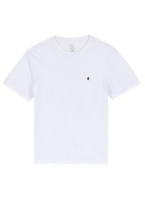 Volcom Stone Blanks BSC S/S T-Shirt Herren Alltag (Gr S |weiß)