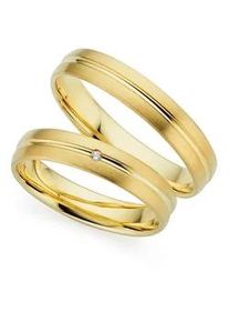 Phoenix Trauring PH&Ouml;NIX "Schmuck Geschenk Gold 333 Trauring Ehering LIEBE versch. Varianten" Gr. 51, gold (gelbgoldfarben), Fingerringe, Damen, 51, ohne Brillant, Gelbgold 333, 4mm, Trauring, Made in Germany, wahlweise mit oder ohne Brillant