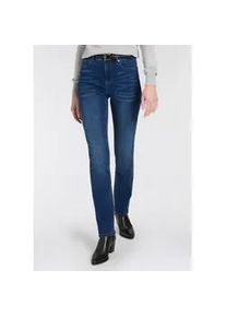 Gerade Jeans Arizona "Ultra-Stretch", Damen, Gr. 23, K + L Gr, blau (dunkelblau use), Denim/Jeans, Obermaterial: 74% Baumwolle, 24% Polyester, 2% Elasthan, unifarben, Basic, gerade lang, Jeans, Used-Look-Waschung, Topseller