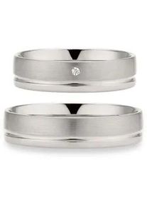 Phoenix Trauring PH&Ouml;NIX "Schmuck Geschenk Silber 925 Trauring Ehering LIEBE versch. Varianten" Gr. 72, silber (silberfarben), Fingerringe, Damen, 72, ohne Brillant, Silber 925 (Sterlingsilber), 5mm, Trauring, Made in Germany - wahlweise mit oder ohne Brillant