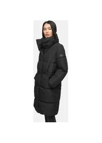Wintermantel Navahoo "Wolkenkuss 14", Damen, Gr. M (38), schwarz, Obermaterial: 100% Polyester; Innenfutter: 100% Polyester; Wattierung: 100% Polyester; &Auml;rmelfutter: 100% Polyester, Basic, gerade knieumspielend, &Auml;rmel ohne &Auml;rmelschlitz Rippb&uuml;ndchen, M&auml;ntel Wintermantel, Winter Steppmantel