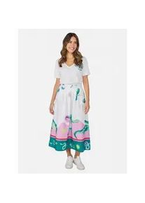 LIEBLINGSST&Uuml;CK Faltenrock LIEBLINGSST&Uuml;CK "RahelL", Damen, Gr. 46, 100p1, wei&szlig;, 100% Baumwolle, normal, R&ouml;cke, aus 100% Baumwolle