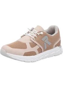 Slip-On Sneaker Rieker SPORT "Preston", Damen, Gr. 41, rosa (ros&eacute;), Nubuklederimitat, Textil, Schuhe, Freizeitschuh, Halbschuh, Schlupfschuh mit Gummizug