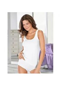 Achseltop Nina von C., Damen, Gr. 50, 2 Stk., Normalgr&ouml;&szlig;en, wei&szlig;, 100% Baumwolle, Unterhemden