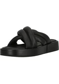 Sandale Clarks "Alda Glide", Damen, Gr. 40, schwarz, Gummi, Schuhe Sandale, mit Contour Cushion-Fu&szlig;bett