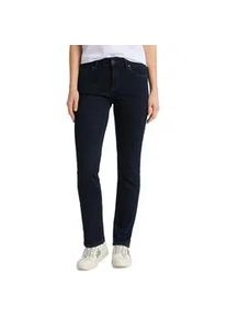Regular-fit-Jeans Mustang "Julia", Damen, Gr. 31, L&auml;nge 30, blau (rinse wash), Denim/Jeans, Obermaterial: 74% Baumwolle, 22% Polyester, 4% Elasthan, unifarben, regular fit kn&ouml;chellang, Jeans, im Five-Pocket Style