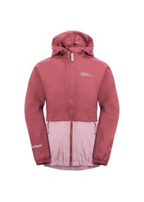 Jack Wolfskin Rainy Days 2L Jacket Regenjacke Kinder Wandern (Gr 176 |rot/rosa |wasserdicht)