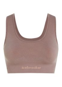 Merinounterw&auml;sche Icebreaker Merino Seamless Active Bra Damen (Gr XS |braun)