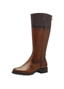 Stiefel Tamaris "Tamaris Stiefel Leder/Textil", Damen, Gr. 36, muscat, Leder, Textil, Schuhe Stiefel