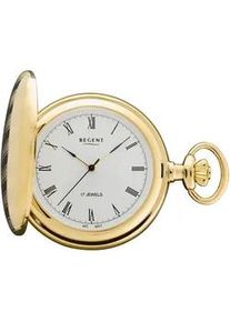 Regent Uhren Taschenuhr REGENT "P719", gold (goldfarben), Taschenuhren, Damen, Taschenuhr, Herrenuhr, Handaufzug, Acrylglas