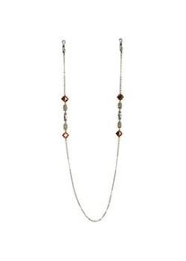 Collierkettchen Steuer "Brillenkette", gelb, Halsketten, Damen, 71cm, Metall, L: 71, gl&auml;nzend