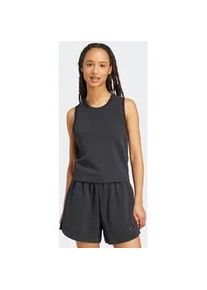Tanktop Adidas SPORTSWEAR "W ALL SZN SL TK", Damen, Gr. L, schwarz, Obermaterial: 51% Polyester, 25% Modal, 15% Baumwolle, 9% Elasthan, Rundhals, Tops Tanktop, schmal geschnitten, aus dehnbarem Spacer-Material mit Modal