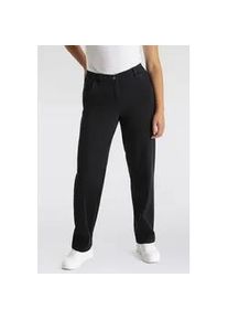 Stretch-Hose KjBRAND "Babsie", Damen, Gr. 48, N-Gr, schwarz, Denim/Jeans, Obermaterial: 71% Baumwolle, 25% Polyester, 4% Elasthan, bequem lang, Hosen