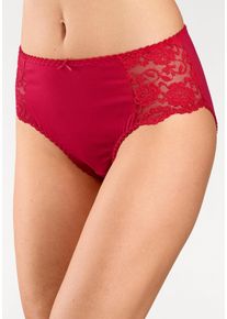 sheego Große Größen Hüftslip, rot, schwarz, weiß, Größe 32/34 - Damen