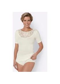 w&auml;schepur Unterziehshirt W&Auml;SCHEPUR, Damen, Gr. 50, 1 Stk., Normalgr&ouml;&szlig;en, beige (champagner), 50% Baumwolle, 50% Modal, Unterhemden