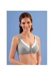 w&auml;schepur B&uuml;gelloser BH W&Auml;SCHEPUR, Damen, Gr. 95, Cup B, grau (grau, melange), 76% Baumwolle, 18% Polyamid, 6% Elasthan, BHs